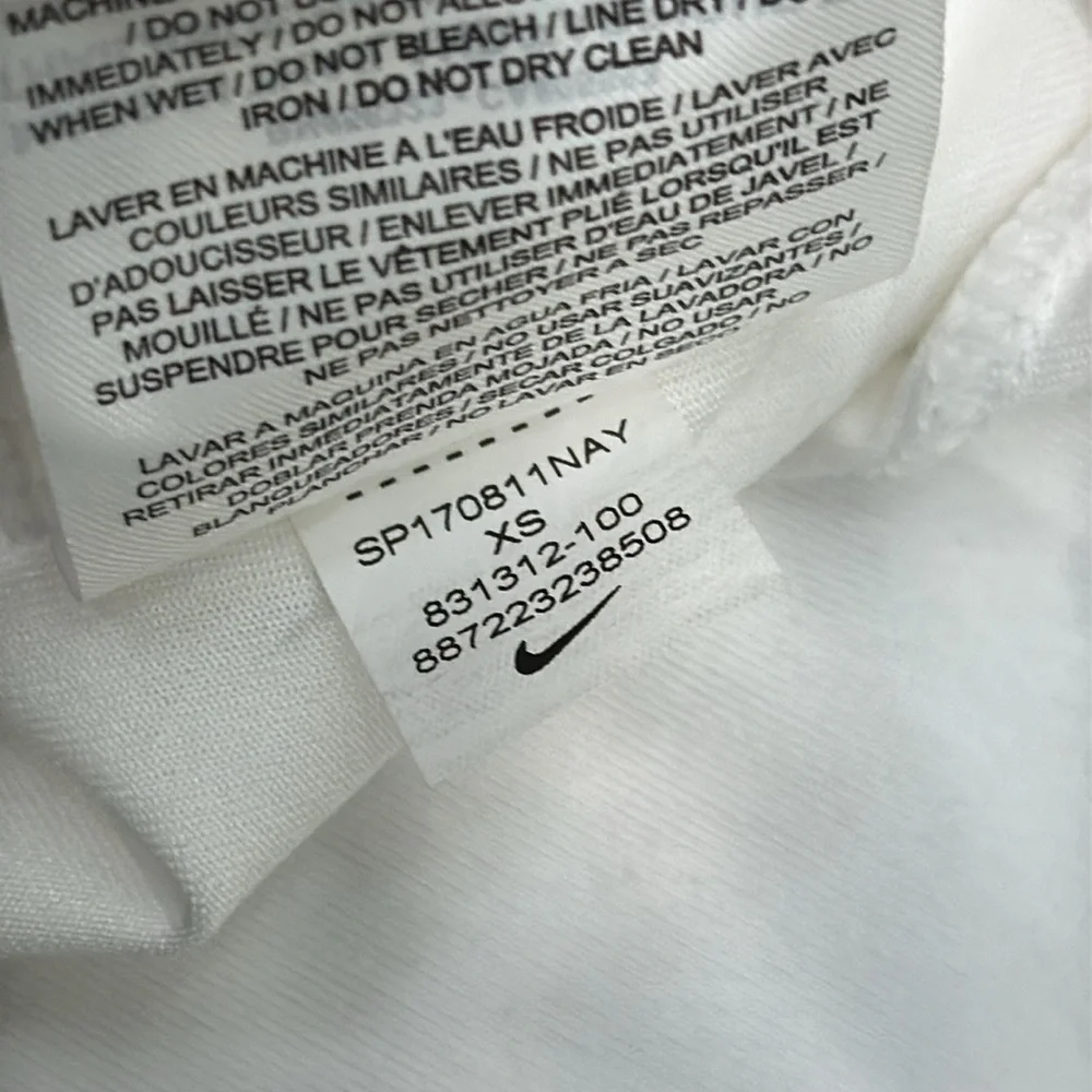 Nike‎ White Racerback Sleeveless Tank Top